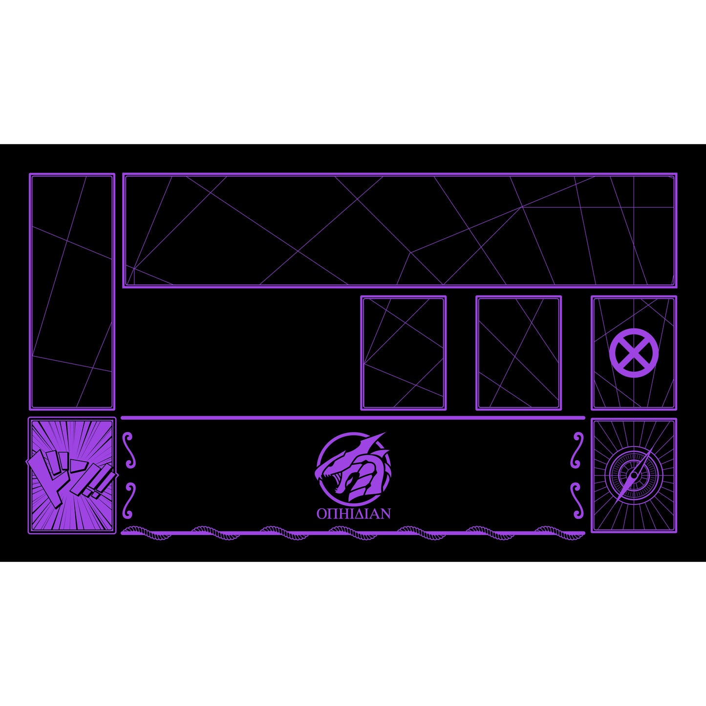 Cover Black/Purple Single Player Playmat