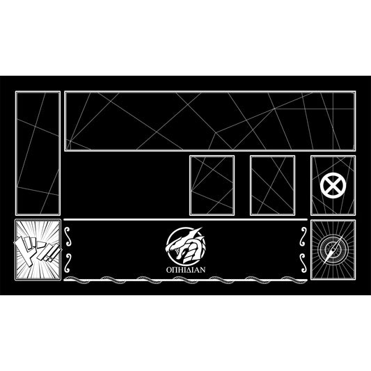 Cover Black/White Single Player Playmat