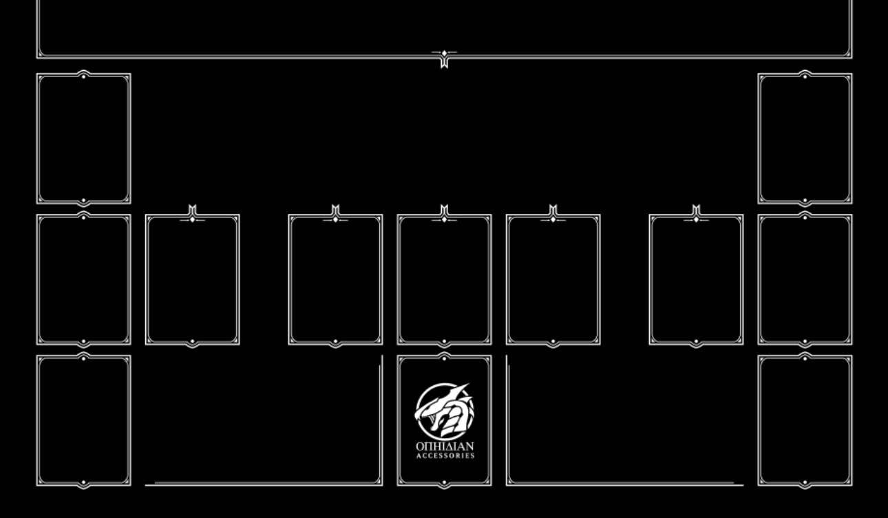1 Player Colosseum Playmat Black/White