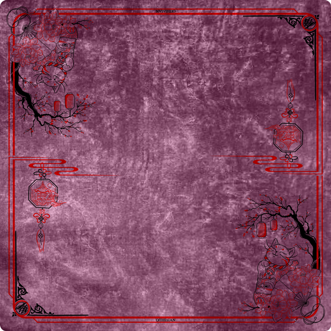 Fortune Cat Violet Two Player Cloth Playmat