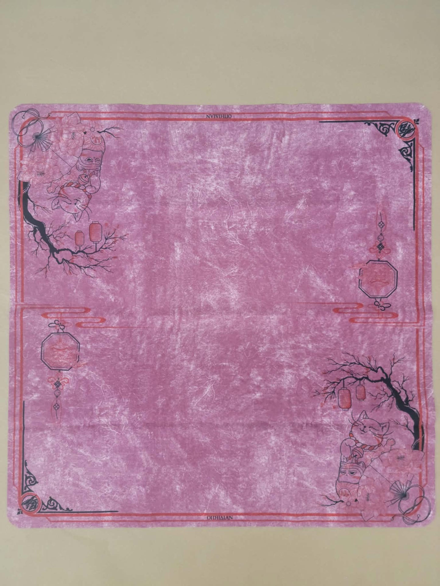Fortune Cat Violet Two Player Cloth Playmat