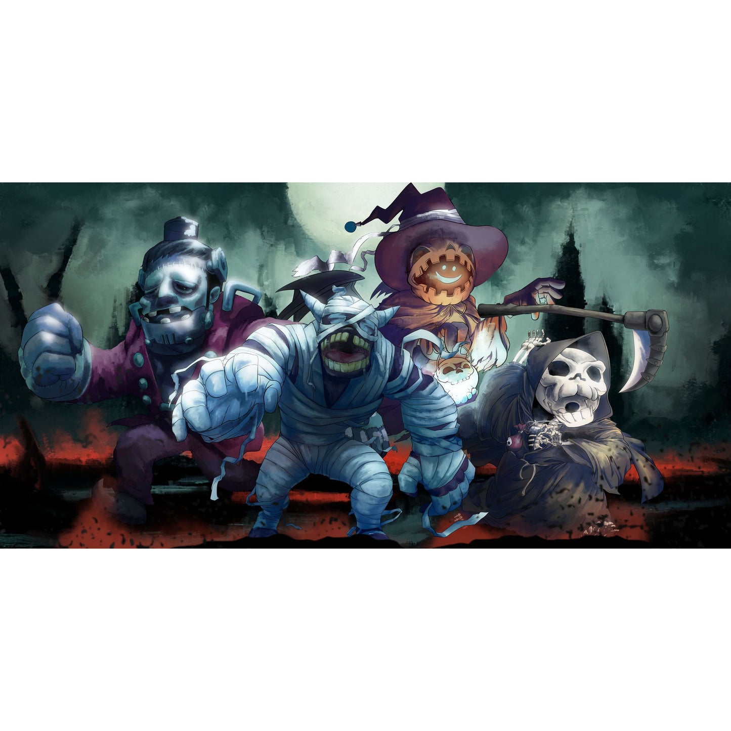 Ghost Tricksters Single Player Playmat