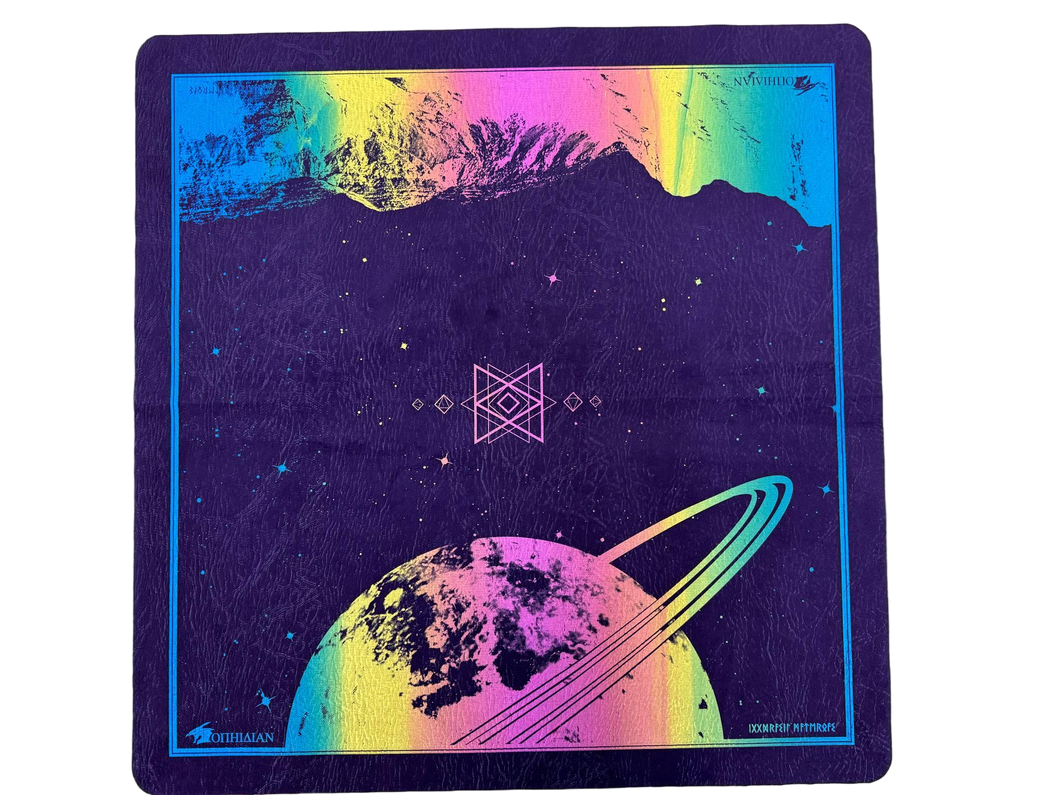 Saturn's Peak Rainbow/Purple 2 Player Cloth Playmat Super 1/3