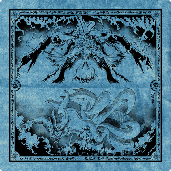 NineFold Fury Vintage Velvet Two Player Cloth Playmat