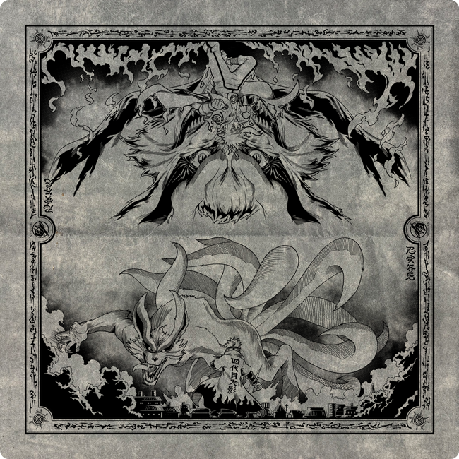 NineFold Fury Vintage Velvet Two Player Cloth Playmat