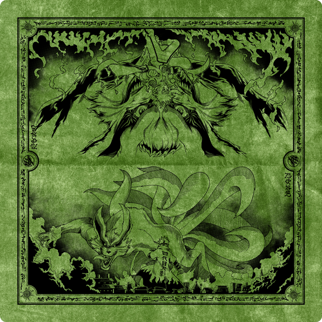 NineFold Fury Vintage Velvet Two Player Cloth Playmat