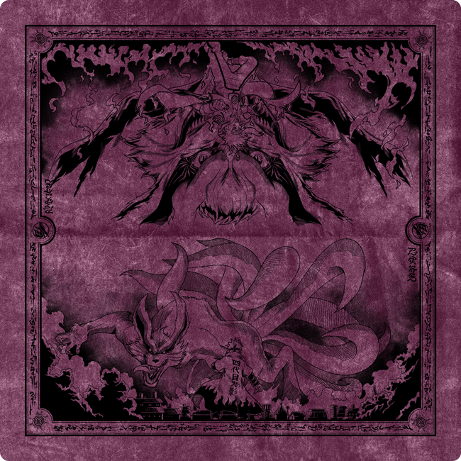 NineFold Fury Vintage Velvet Two Player Cloth Playmat