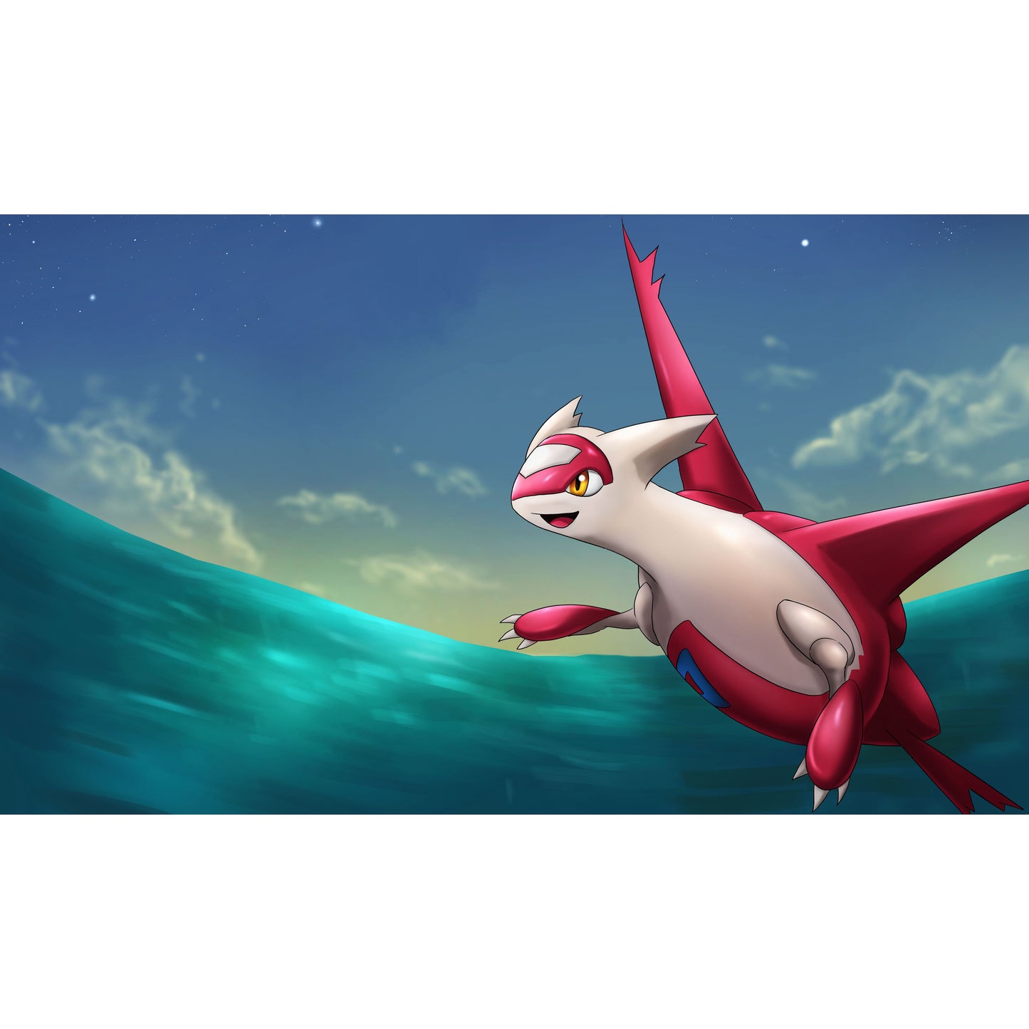 Legendary Red Twin Single Player Playmat