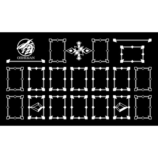 Link Zones Black/White Single Player Playmat
