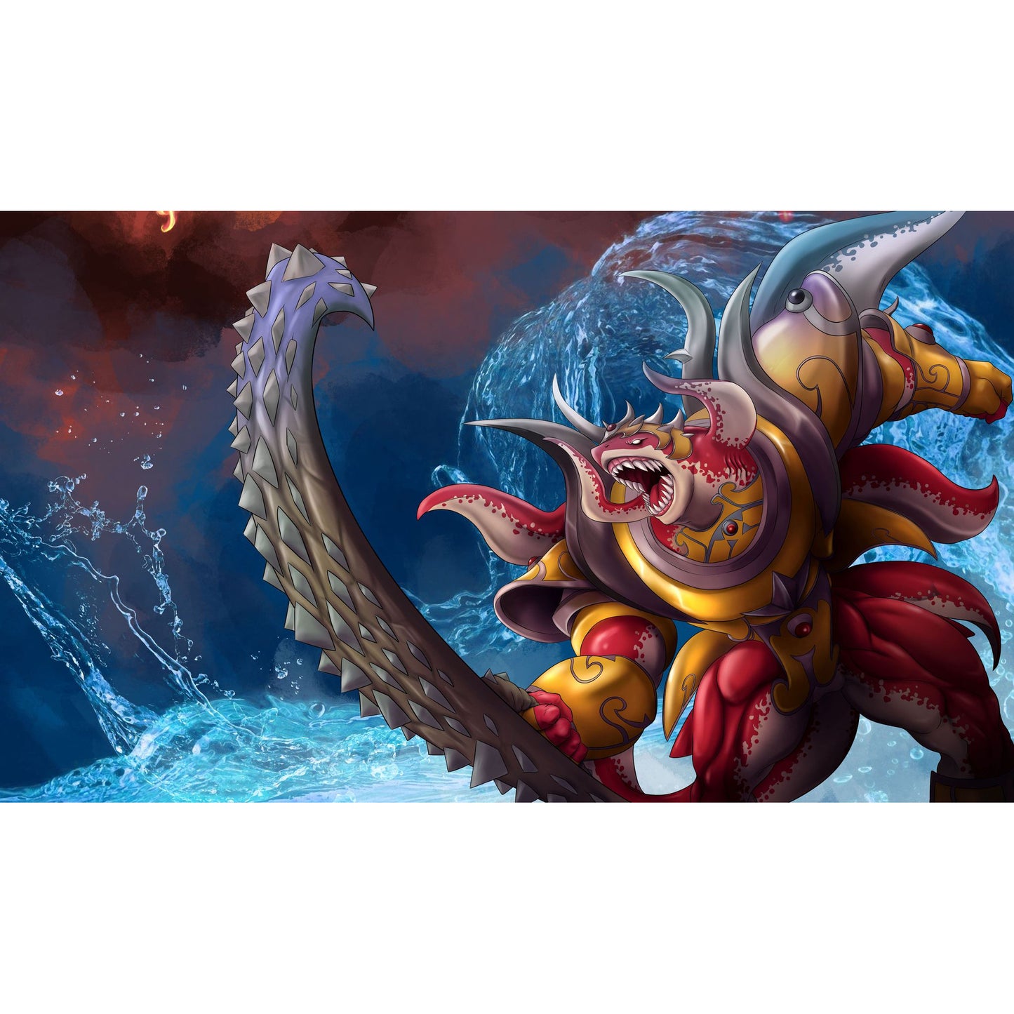 Megalodon Single Player Playmat