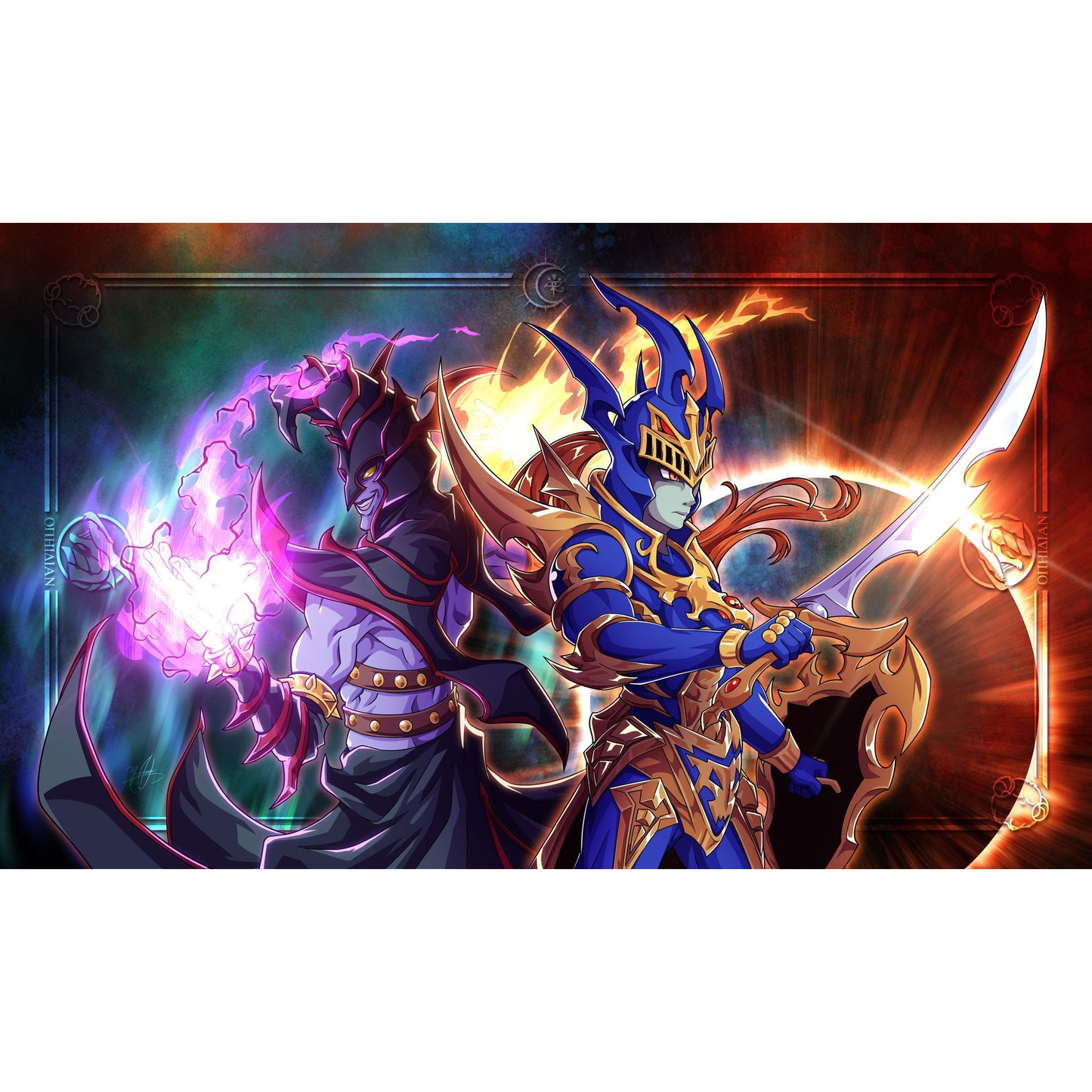 Retro Chaos v2 Single Player Playmat