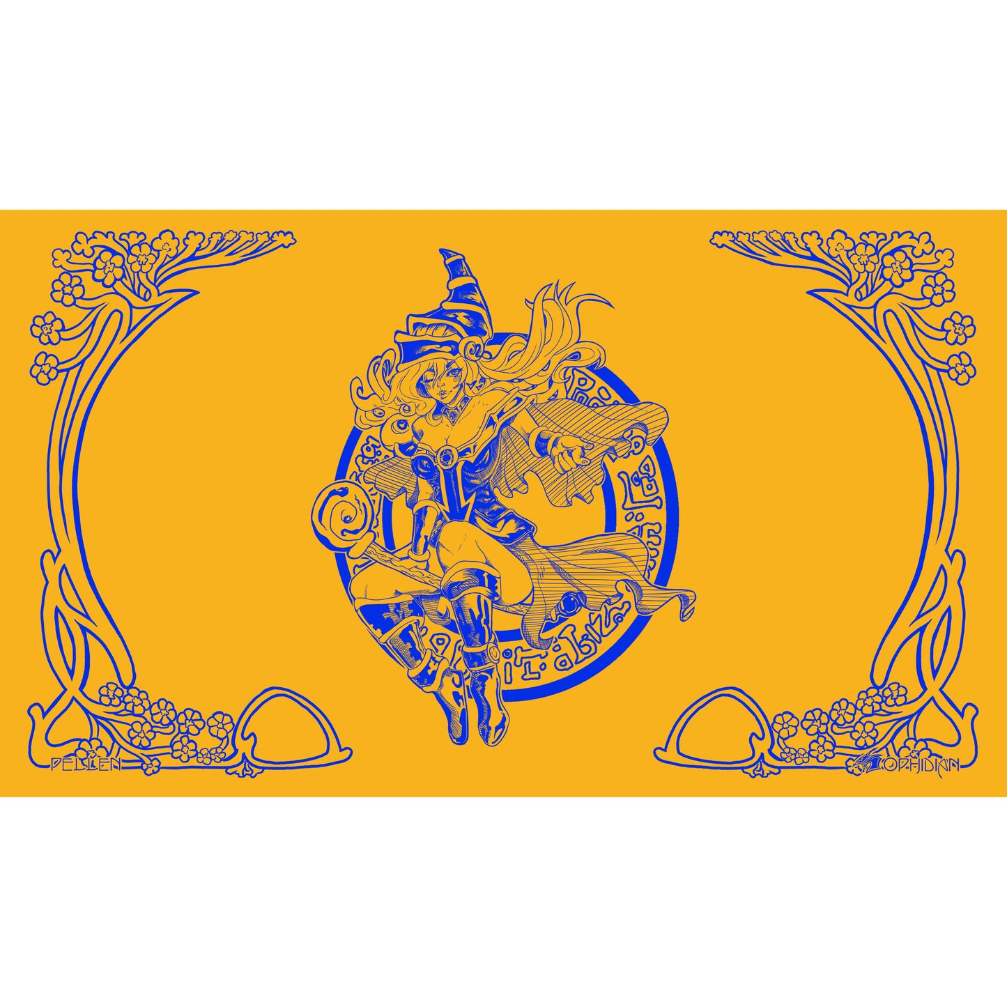 Rival's Companion Gold/Blue Single Player Playmat