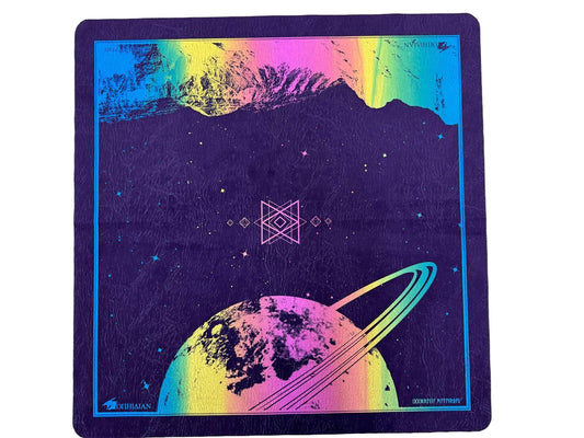 Saturn's Peak Purple/Rainbow Two Player Cloth LIMITED Playmat