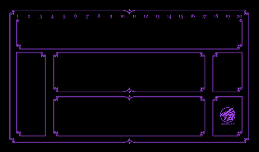 1 Player Enchanted Playmat Black/Purple