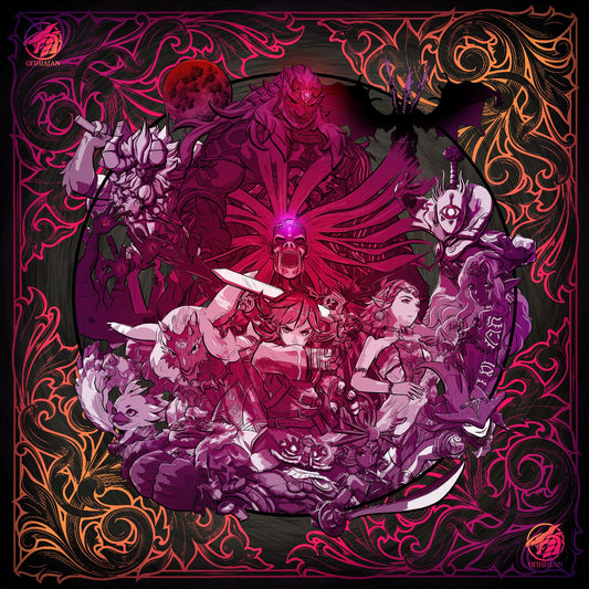 The Legendary Hero Nebula Two Player Cloth Playmat