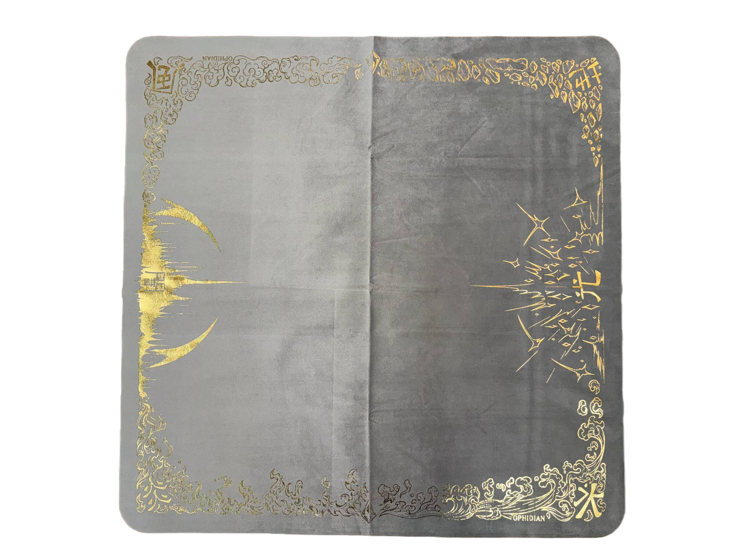 Attributes Grey/Gold 2 Player Cloth Playmat Prototype 1/13