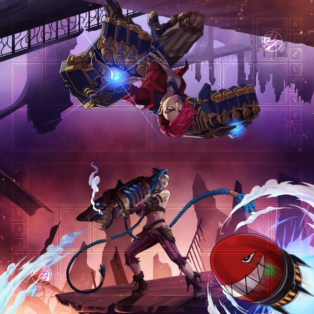 Arcane Rivals 2 Player Cloth Playmat With Zones