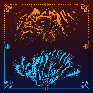 Primal Challengers Full Color 2 Player Cloth Playmat