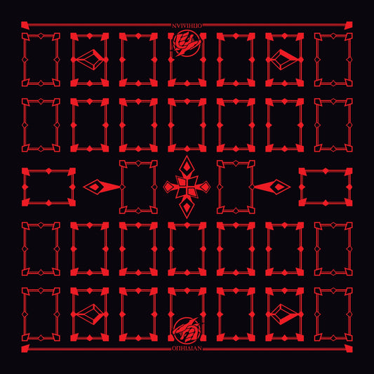 Linked Black/Red 2 Player Cloth Playmat
