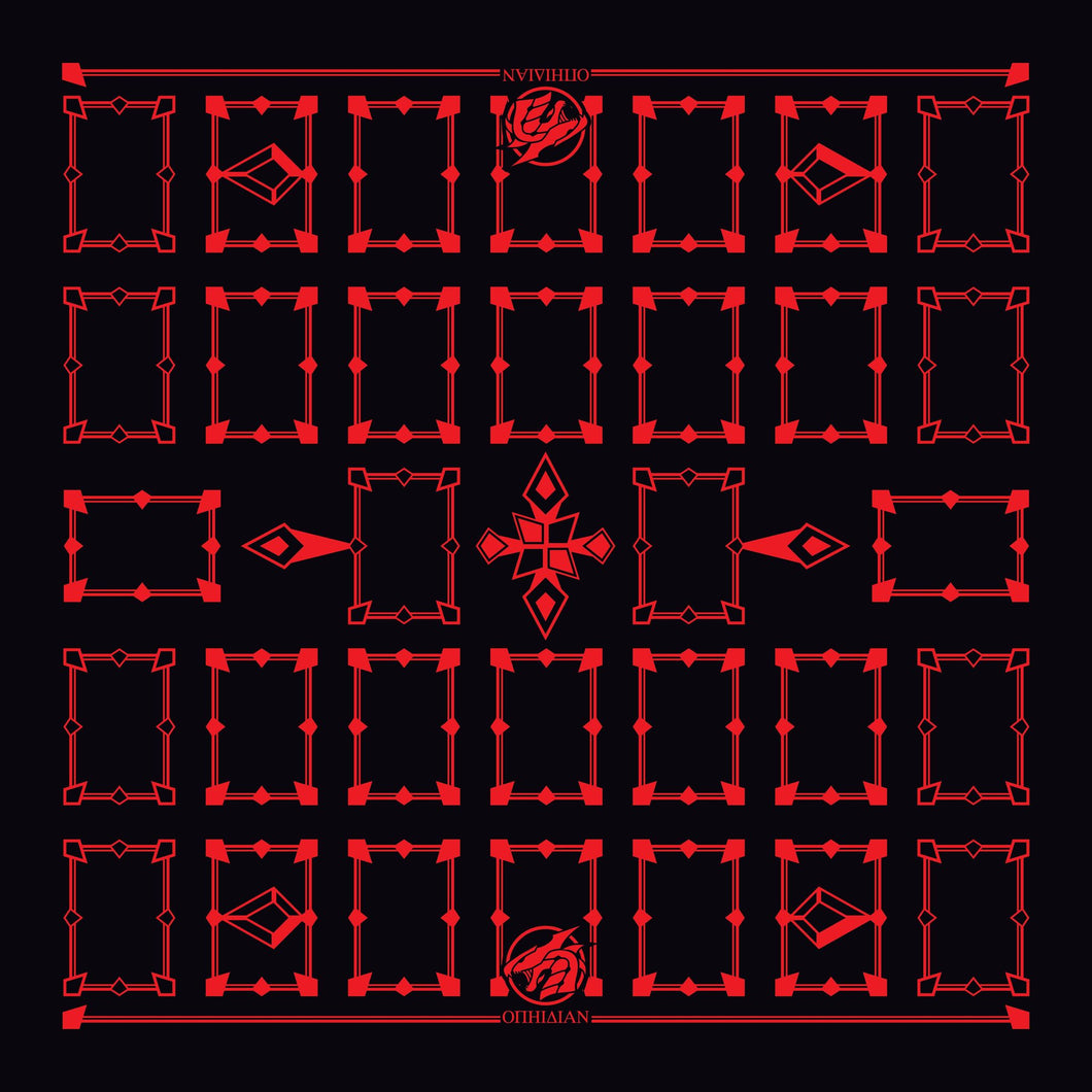 Linked Black/Red 2 Player Cloth Playmat