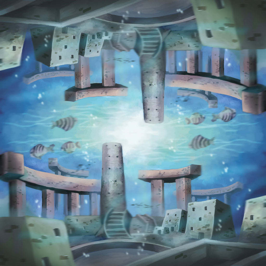 Ocean 2 Player Cloth Playmat Ophidian Accessories