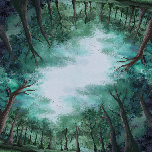 Forest 2 Player Cloth Playmat