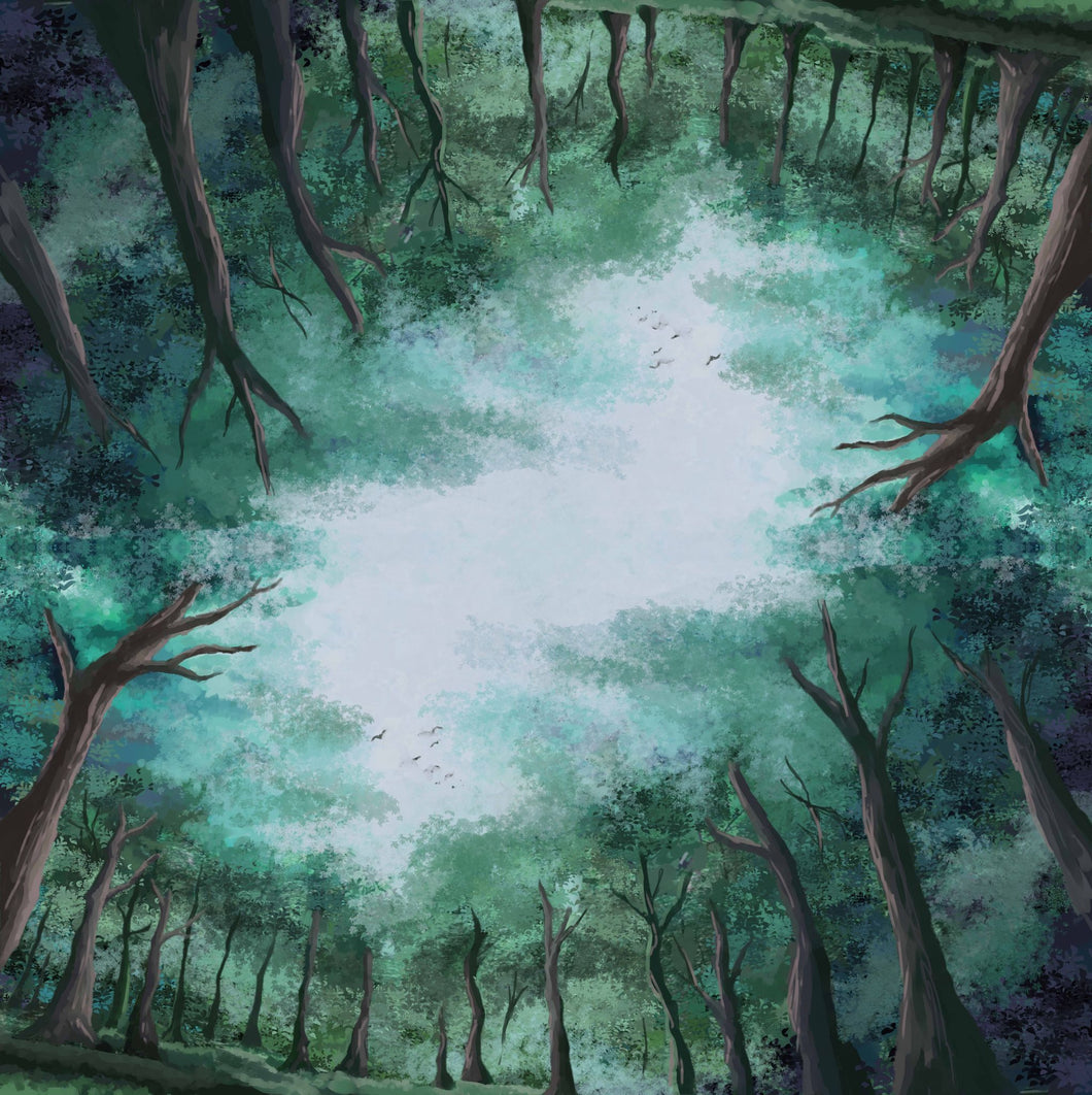 Forest 2 Player Cloth Playmat