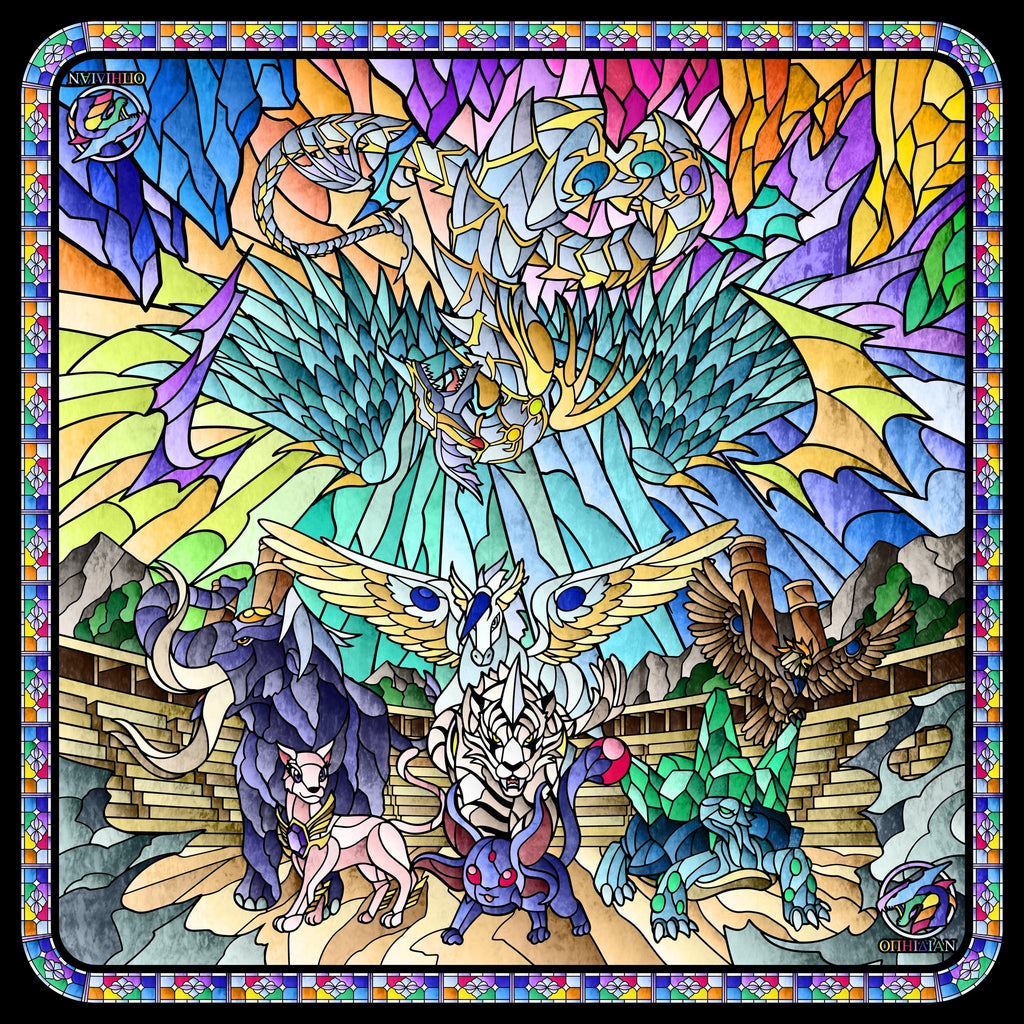 Crystal 2 Player Cloth Playmat Ophidian Accessories