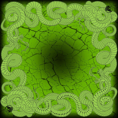 Viper 2 Player Cloth Playmat Neon Green