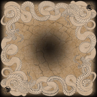 Viper 2 Player Cloth Playmat Tan
