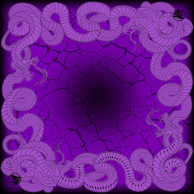 Viper 2 Player Cloth Playmat Purple