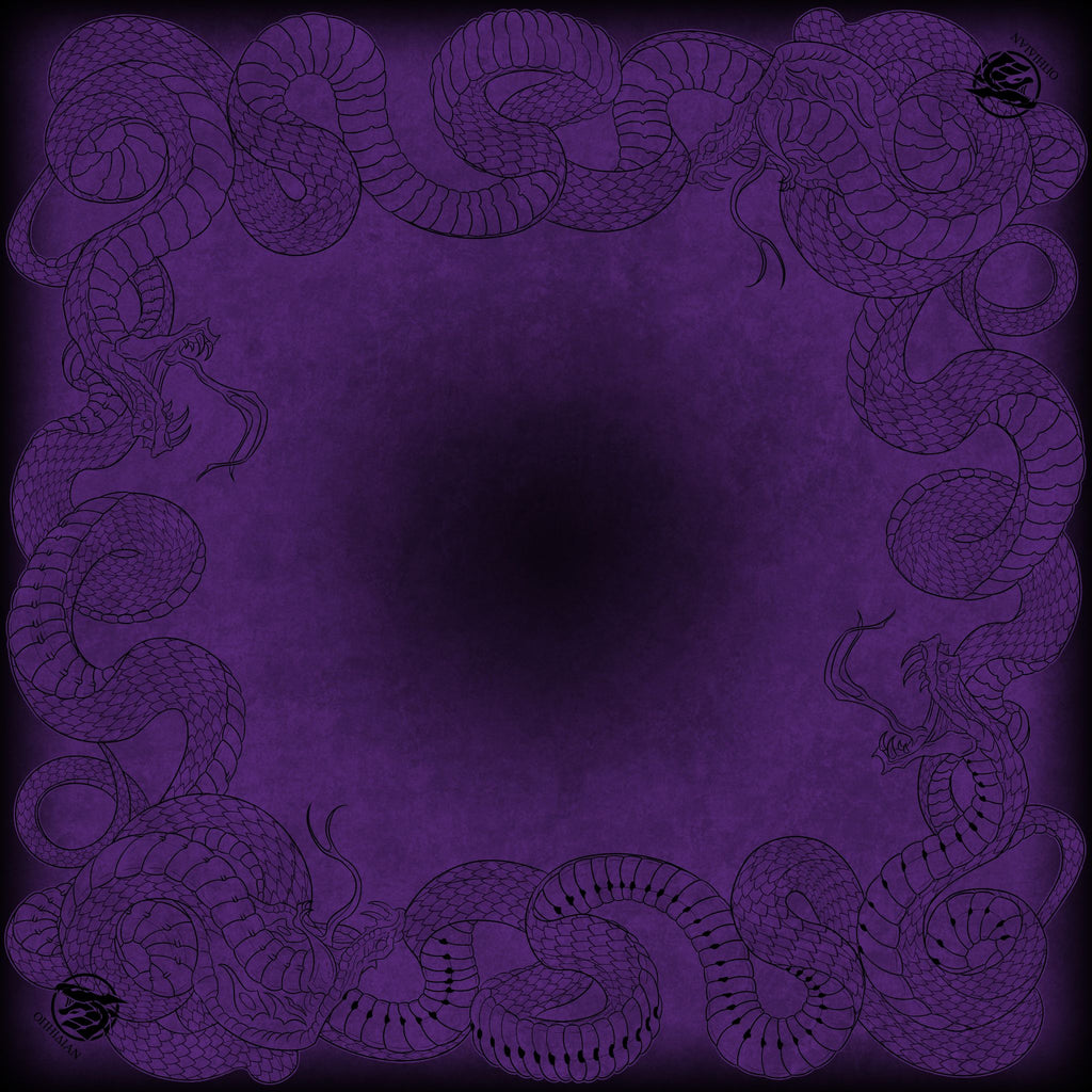 Viper 2 Player Cloth Playmat Classic Purple Ophidian Accessories