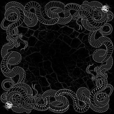 Viper 2 Player Cloth Playmat Black