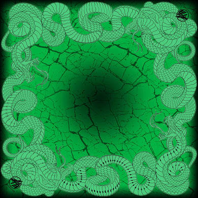 Viper 2 Player Cloth Playmat Green