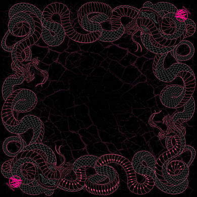 Viper 2 Player Cloth Playmat Pink/Black