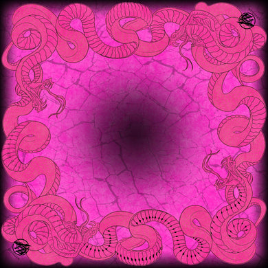 Viper 2 Player Cloth Playmat Pink