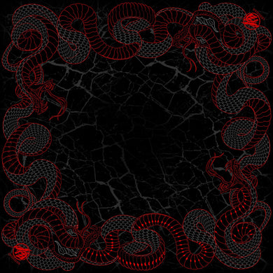 Viper 2 Player Cloth Playmat Red/Black