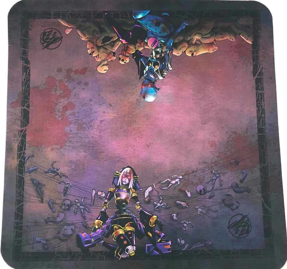 Dark Puppets Revised Full Color 2 Player Cloth Playmat