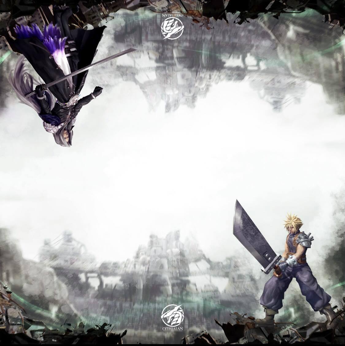 Legendary Rivalry Two Player Cloth Playmat