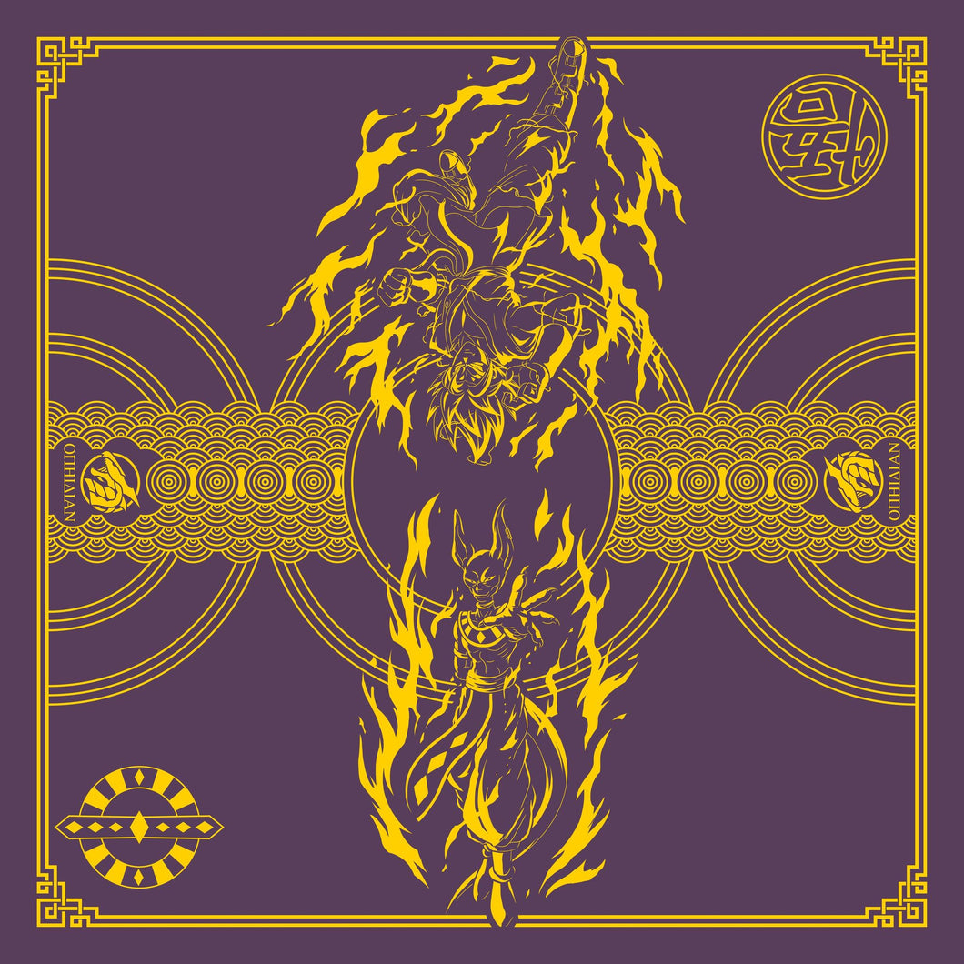 Battle of the Gods Purple/Gold 2 Player Cloth Playmat